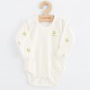 Dojčenské body s dlhým rukávom z organickej bavlny New Baby Olivy - 80 (9-12m)