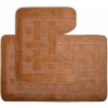 Kúpeľňové predložky set 2 kusov Ben hnedé EMI