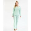 Dámske pyžamo Gina zelené (19161-LYMMxB) L