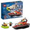 LEGO® City 60373 Hasičský záchranný čln a loď