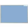 MEMOBE Magnetická tabuľa farebná v striebornom ráme - modrá MDF (60x40 cm)