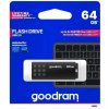 GOODRAM UME3 USB 3.0 Flash disk 64GB - černá Malý datový nosič GoodRam s kapacitou 64 GB lze uložit například do peněženky vedle klíčů, což uživateli umožní přístup k potřebným datům. Uzávěr má konve