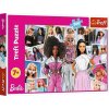Trefl Vo svete Barbie 48x34cm v krabici 33x23x4cm 200 dielov