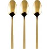 DuraHome Lyžička čajová PIANO, 3 ks, matná, zlatá