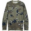 Tričko Burton Midweight Crew forest moss cookie camo S 23/24 - Odosielame do 24 hodín
