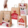 Darčeková taška Allbag papierová 26x12x33 cm, sada 4 ks