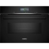 Vstavaná kompaktná rúra Siemens s mikrovlnami 60 x 45 cm čierna CM736GAB1