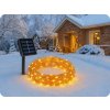 Forever Light Solárna LED medená reťaz 20m+2m, 200xLED, 600mAh, 8funkcií, IP44, teplá biela [RTV100387]