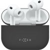 Fixed Silky Ultratenké silikónové puzdro pre Apple AirPods Pro 3 čierne FIXSIL-1629-BK