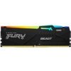 KINGSTON DIMM DDR5 8GB 5200MT/s CL40 FURY Beast Černá RGB - KF552C40BBA-8