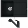 Franke MRG 611 onyx + Franke FC 9547.071 NOVARA PLUS onyx