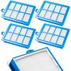 4x FILTER HEPA do vysávača Electrolux UltraSilencer Philips FC8031 EFH12