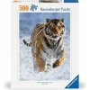 Puzzle Ravensburger 500 dielikov Tiger na snehu