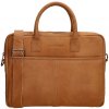 Hide & Stitches kožená biznis taška na notebook 15,6