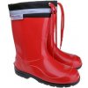 Detské gumáky červené reflexné