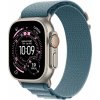 Apple Watch Ultra 3 (2025) 49mm Prírodný titán so svetlo modrým alpským ťahom S MEWK4QC/A