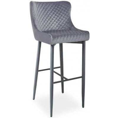 SIGNAL MEBLE Barová stolička COLIN B Velvet H-1