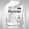 Runner Label dámska mikina s kapucňou