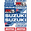 Nálepky moto Suzuki 4 (sada nálepiek)