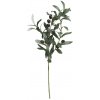 Dekorácia umelá vetvička olivovník s olivami Olea Tree - 74 cm - Chic Antique