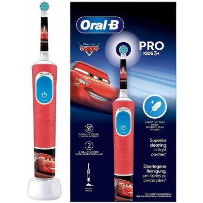 Oral-B Vitality Pro 103 Kids Cars elektrická zubná kefka, oscilačné, 2 režimy, časovač