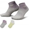Pánske členkové bavlnené ponožky Nike EVERYDAY PLUS (2 PAIRS) šedé FJ4913-908 - XL