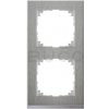 Schneider Electric Merten M-Pure Decor 2-rámček Stainless Steel/Aluminium