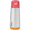Termoska na pitie sport 500 ml - ružová/oranžová