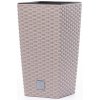 Prosperplast Rato Square 26,5 x 26,5 x 50 cm moka
