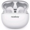 Niceboy HIVE Pins 3 ANC biela / Bezdrôtové slúchadlá / Bluetooth 5.3 (hive-pins-anc-3-w)
