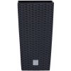 Prosperplast Kvetináč s vkladom Rato Square 22,5 cm, antracit