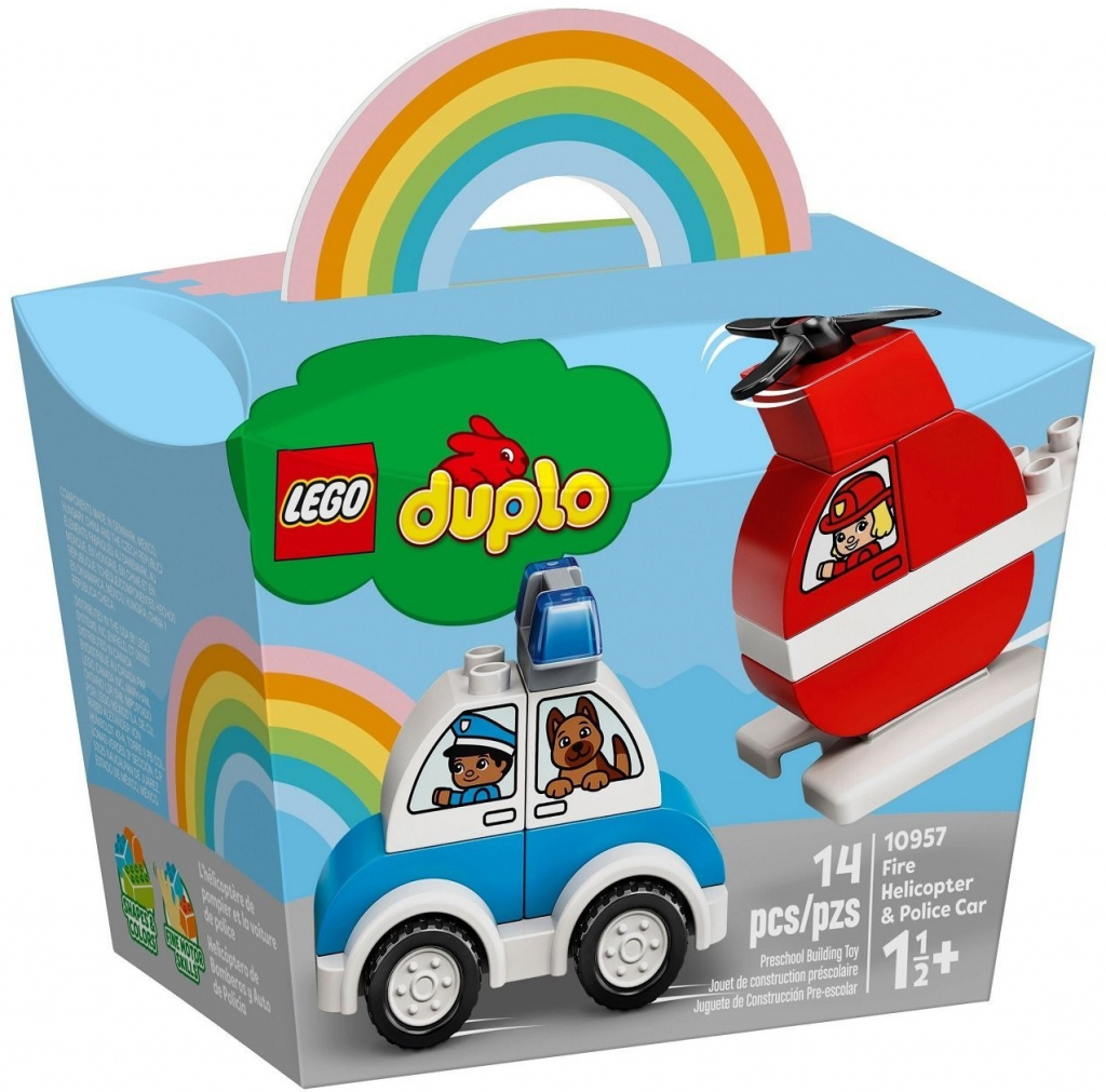 LEGO® DUPLO® 10957 Hasičský vrtuľník a policajné auto od 8,15 € - Heureka.sk