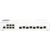 QNAP riadený switch QSW-M2106-4C (6x 2,5GbE RJ45 a 4x kombinované 10GbE SFP+ / 10GbE RJ-45)