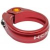 Objímka sedlovky KCNC SC9 Road Pro červená 31.8 mm