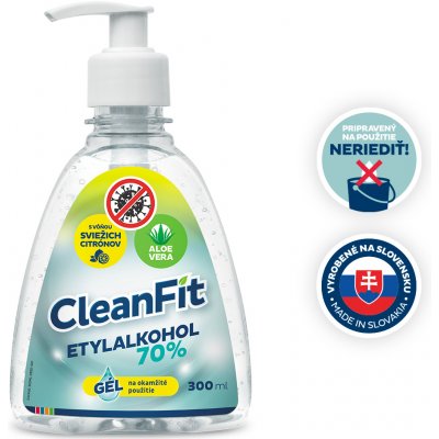 CleanFit l Citrus dezinfekčný gél 300 ml