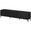 CMM Cama RTV skrinka NOVA 186x40x48 čierna matná