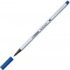 Fix so štetcovým hrotom pre rôzne šírky čiar STABILO Pen 68 Brush, ultramarinovo modrý