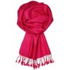 Verona Lux kašmírový šál H85J_24 tmavo ružová
