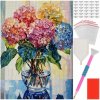 Diamantová výšivka Kytica 40 x 30 cm (Diamond painting – diamantové vyšívanie ako relaxačné hobby)