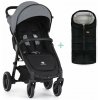 PETITE&MARS Kočík športový Street2 RWS Black Ultimate Grey + PETITE&MARS fusak Jibot ZADARMO 2025