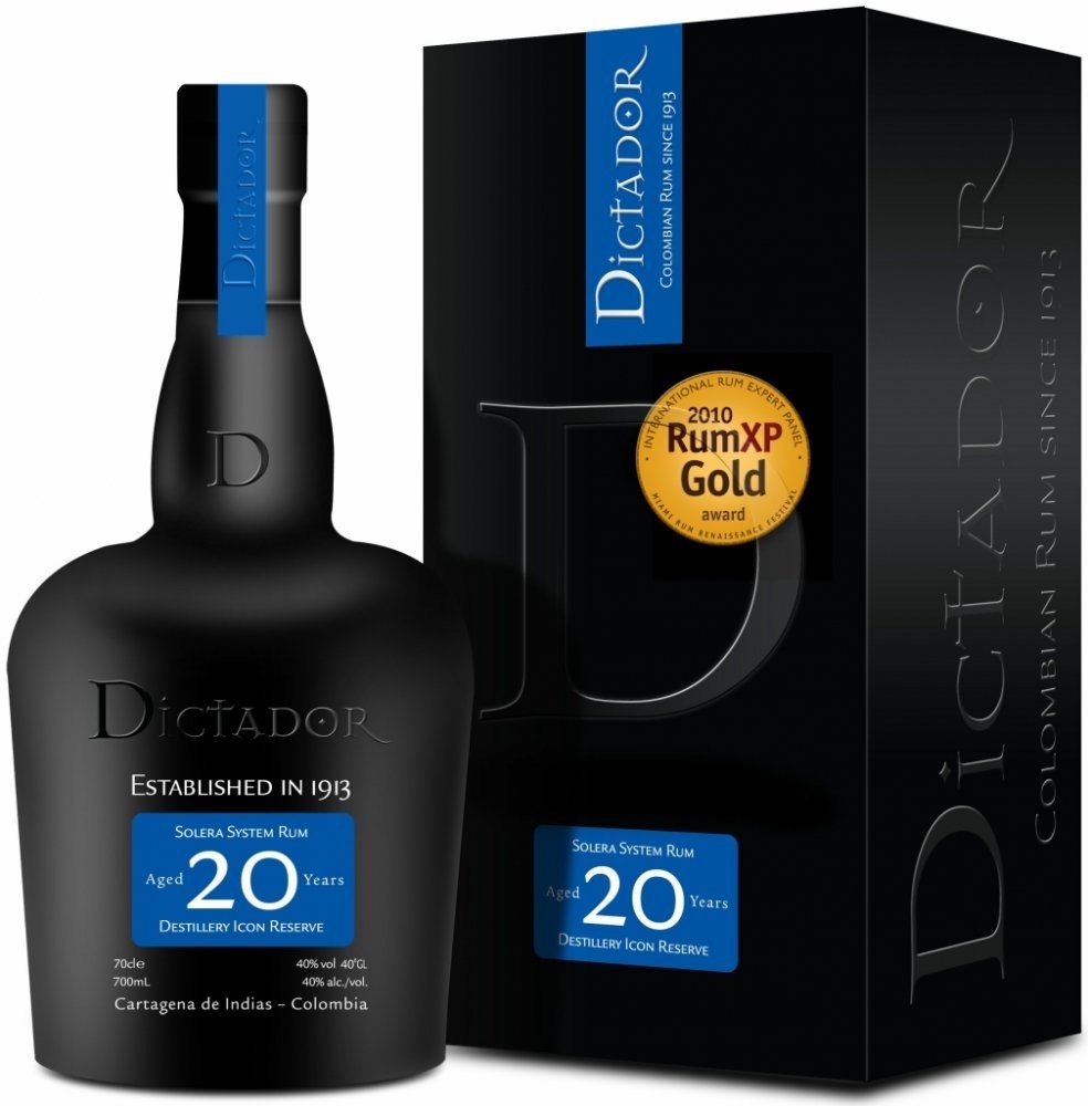 Dictador 20y 40% 0,7 l (kartón)