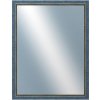 DANTIK - Zrkadlo v rámu, rozmer s rámom 70x90 cm z lišty CARRARA šedá (2949)