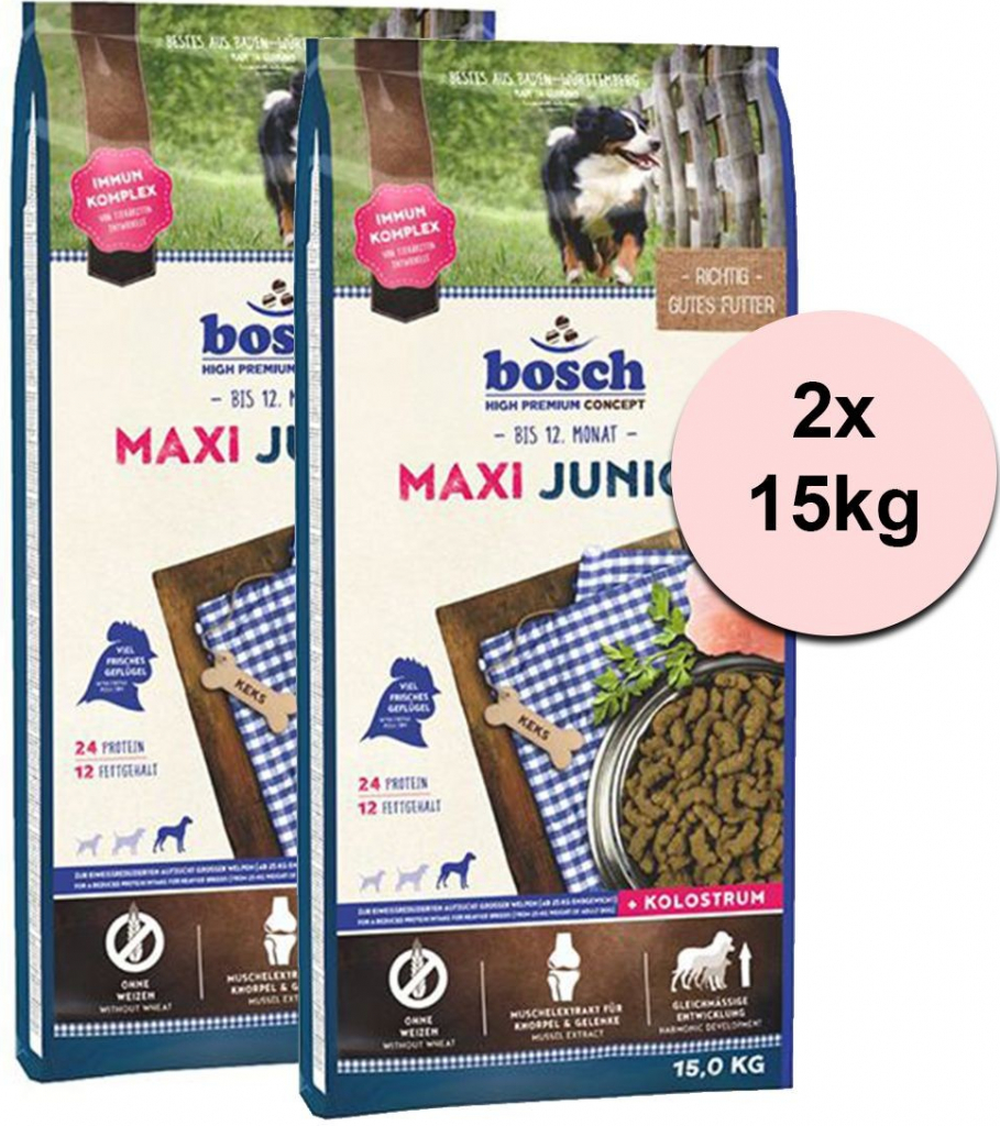 Bosch Maxi Junior 2 x 15 kg od 76,99 € - Heureka.sk