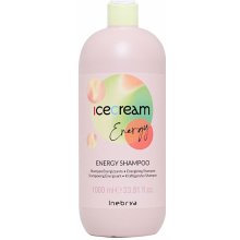 Inebrya Ice Cream Energy Shampoo šampón proti vypadávaniu vlasov 1000 ml