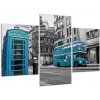 Abstraktný obraz - Londýn (Obraz 90x60cm)