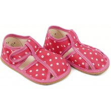 Baby Bare Shoes slippers PINK DOT