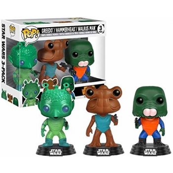 Funko POP! Figurky Star Wars Greedo Hammerhead Walrus Man 3-pack NYCC-2017 9 cm