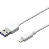 Mobilnet KAB-0198-USB-LIGHT dátový USB/Lightning, 2A, 2m, bílý
