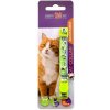 COBBYS PET Nastaviteľný obojok pre mačky s rolničkou 20-30cm/10mm zelený s bezpečnostnou sponou