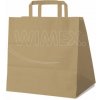 Wimex Papierová taška hnedá 32x21x33 cm (250 ks)